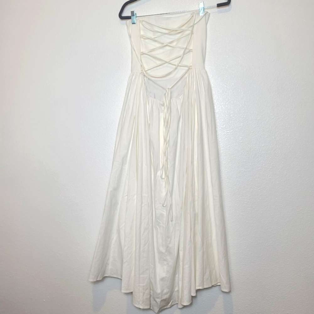 REFORMATION Kaede Dress in White - Picture 8 of 14
